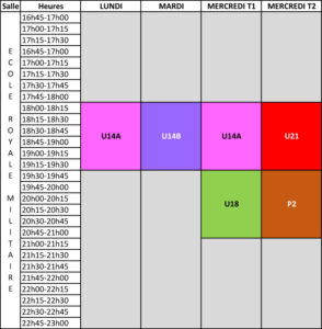 Horaire Erm